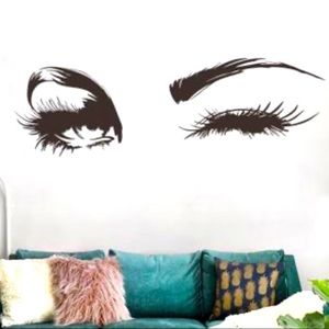 Wink Eyes Wall Decal Stickers